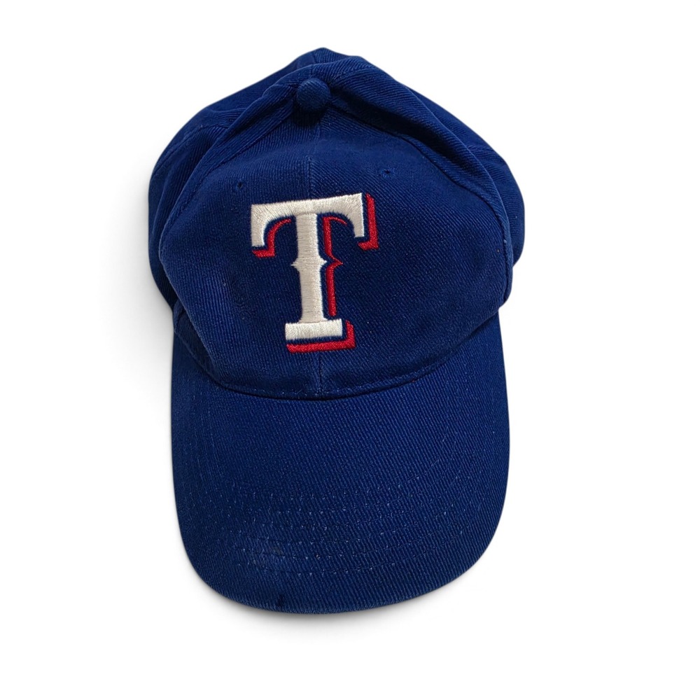 Texas Rangers MLB Baseball Cap by BD&A Royal Blue Adjustable Embroidered Logo